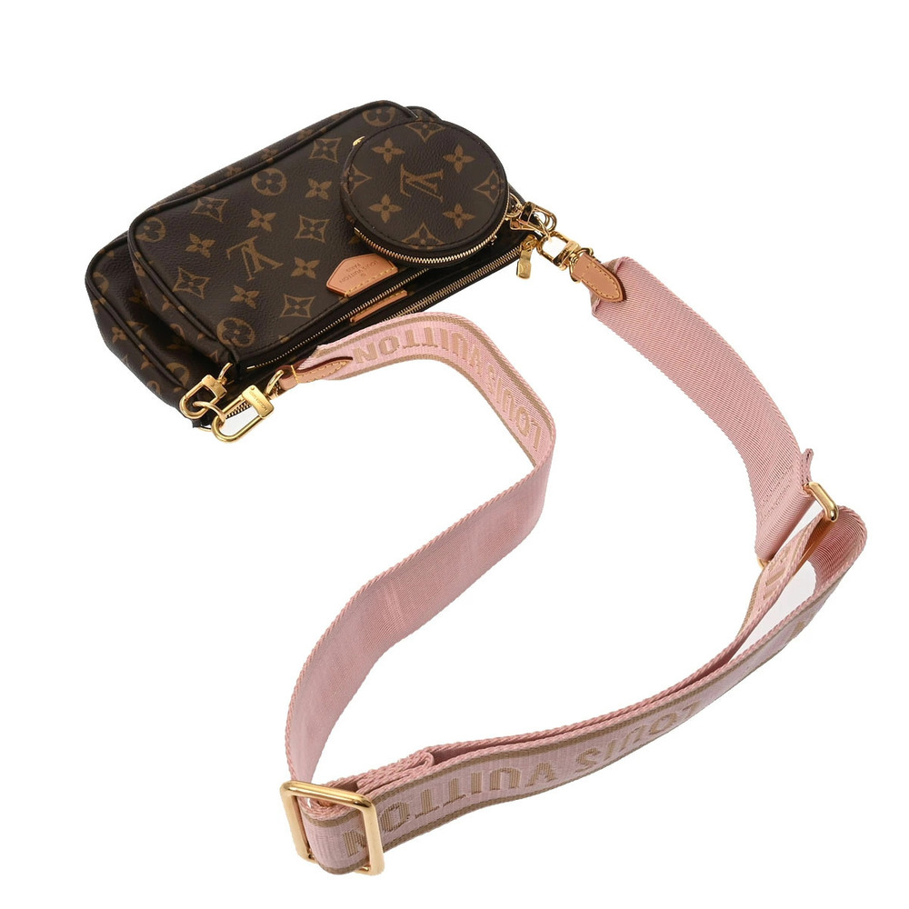 LOUIS VUITTON Monogram Multi Pochette Accessoires Rose Pink Clair Canvas - Picture 3 of 11